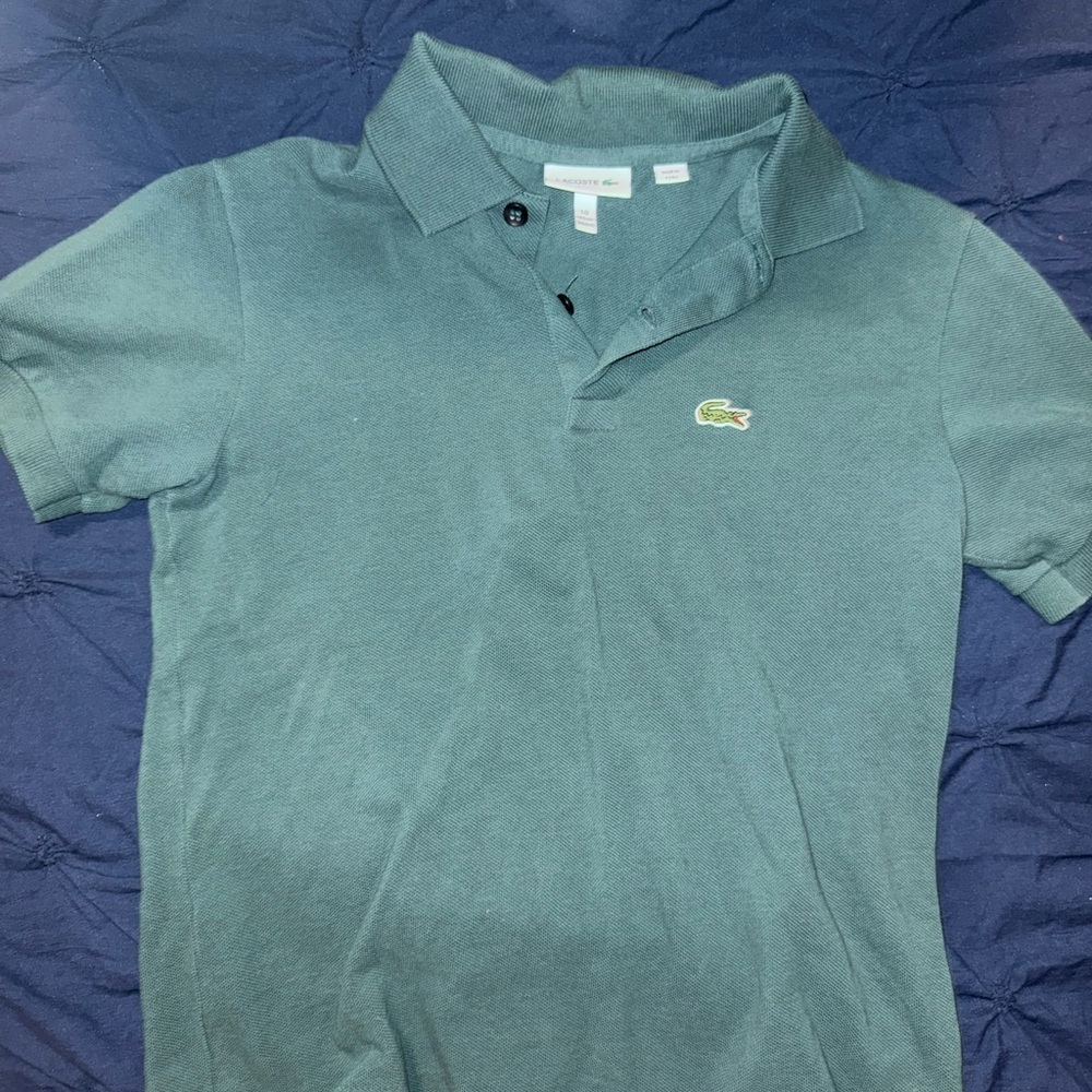 Lacoste Teal Polo Shirt